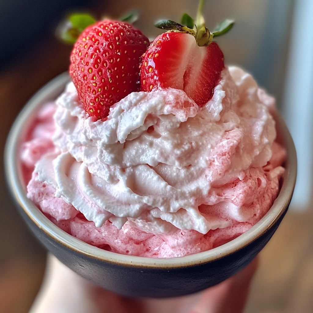 Low-Carb Strawberry Jello Fluff image 4