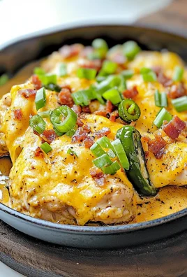 Low Carb Jalapeno Popper Chicken Skillet