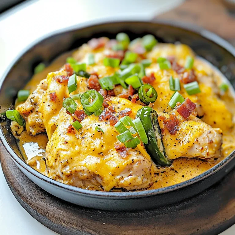 Low Carb Jalapeno Popper Chicken Skillet