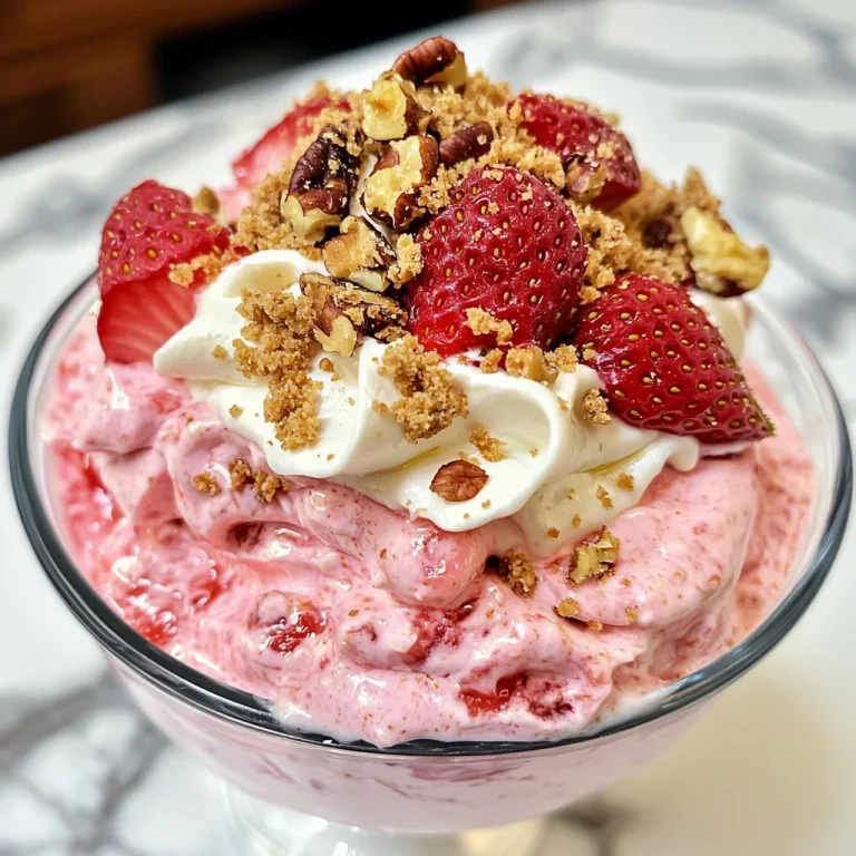 Low Carb Strawberry Cheesecake Fluff