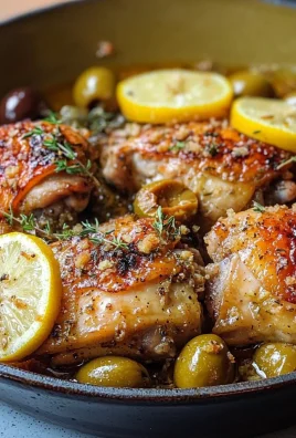 Mediterranean Chicken with Lemons and Olives