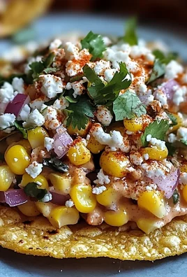 Mexican Street Corn Tostadas