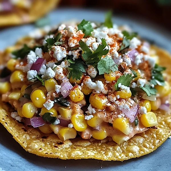 Mexican Street Corn Tostadas