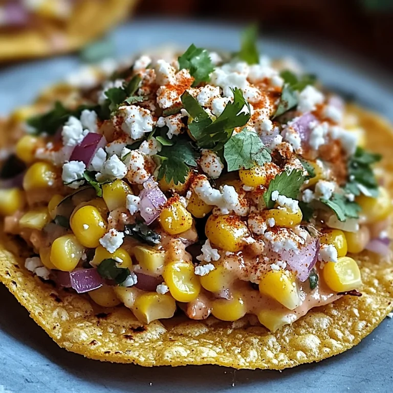 Mexican Street Corn Tostadas