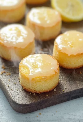 Mini Lemon Cakes with Lemon Glaze