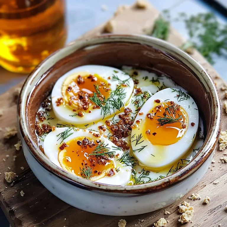 Prepped Turkish Egg Pots with Soft-Boiled Eggs and Yogurt