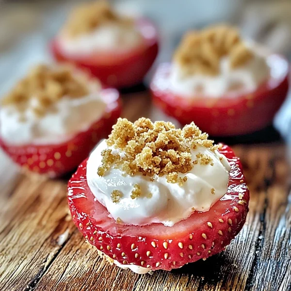 Strawberry Cheesecake Strawberry Bites