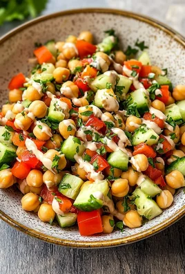 Tahini Lemon Chickpea Salad: A Refreshing Delight!