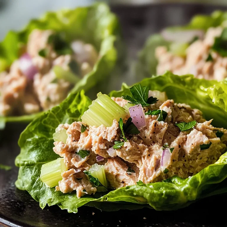 Tuna Lettuce Wraps