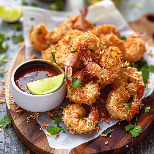 Baked Coconut Shrimp with Sweet Chili Mayo