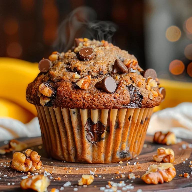 Banana Chocolate Chip Muffins
