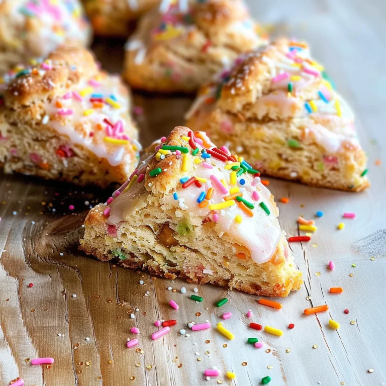 Birthday Cake Scones