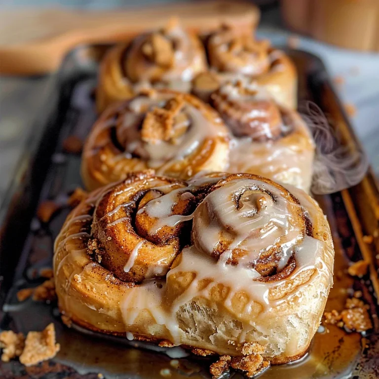 Biscoff Cookie Butter Cinnamon Rolls Recipe