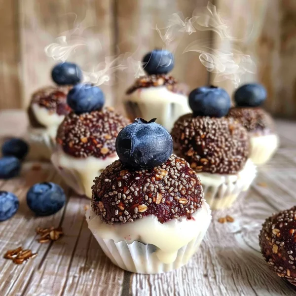 Blueberry Cheesecake Protein Bites – A No-Bake, High-Protein Snack