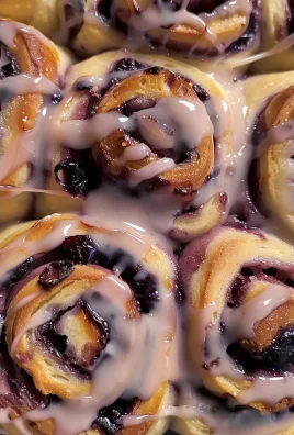 Blueberry Cheesecake Swirl Rolls