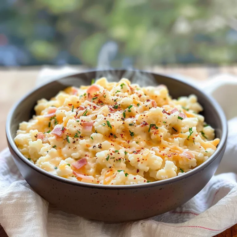 Cheesy Cauliflower Rice (Easy Vegetable Side Dish)