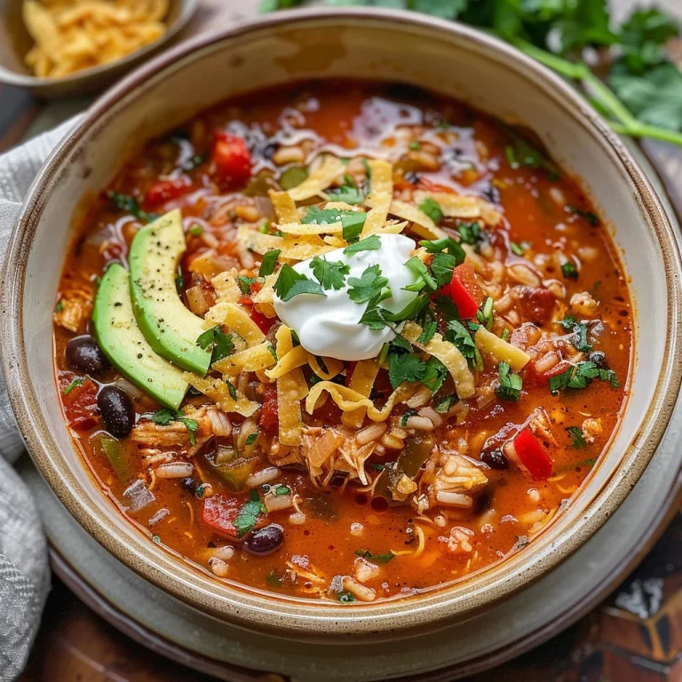 Chicken Tomato Rice Soup