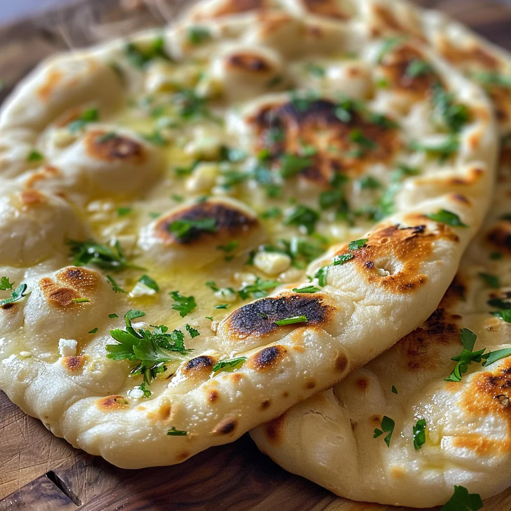 Cottage Cheese Garlic Naan (High Protein, No Yeast!) image 2