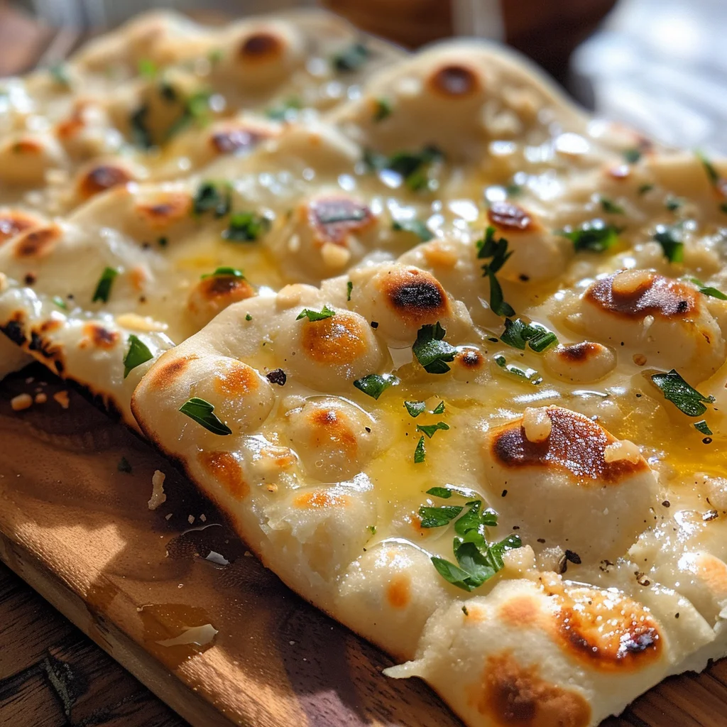 Cottage Cheese Garlic Naan (High Protein, No Yeast!) image 3
