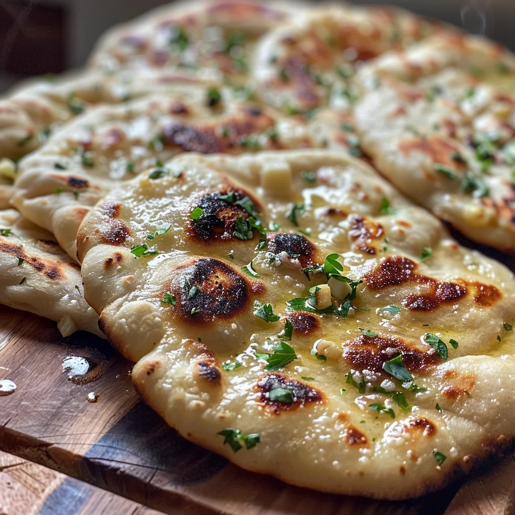 Cottage Cheese Garlic Naan (High Protein, No Yeast!) image 4