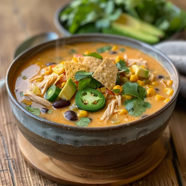 Crockpot Mexican Street Corn & Chicken Chowder