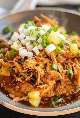 Crockpot Pineapple BBQ Chicken