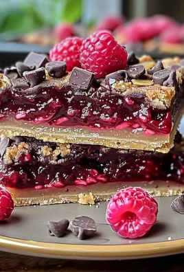 Dark Chocolate Raspberry Pie Bars: A Decadent Fusion of Flavors