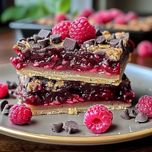 Dark Chocolate Raspberry Pie Bars: A Decadent Fusion of Flavors