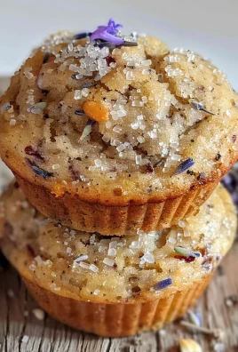 Earl Grey og lavendel muffins
