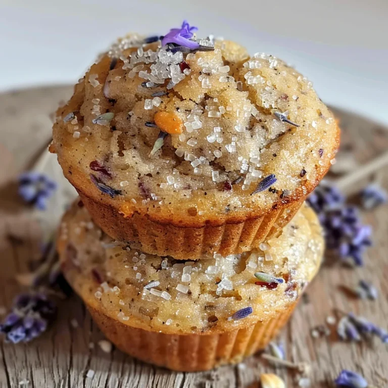 Earl Grey og lavendel muffins
