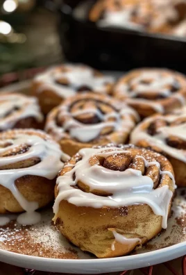 Frosted Gingerbread Cinnamon Rolls