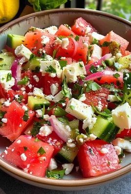 Greek Watermelon Salad