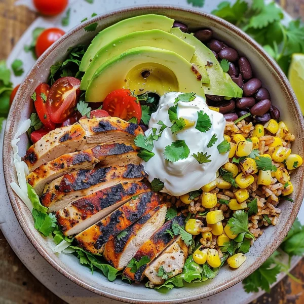 Grilled Chicken Burrito Bowl