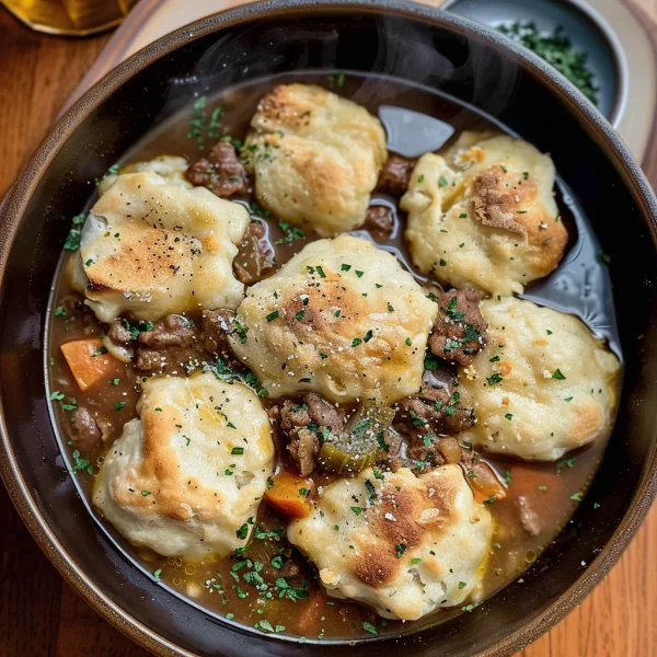 Ground Beef and Dumplings