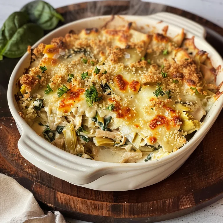 High-Protein Spinach and Artichoke Chicken Casserole: An Incredible Ultimate Meal