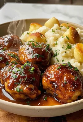 Honey Bbq Chicken & Creamy Garlic Parmesan Potatoes