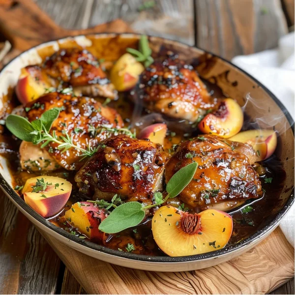 Honey Butter Peach Chicken
