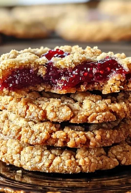 Indulgent Buttery Raspberry Crumble Cookies with Sweet Jam Filling