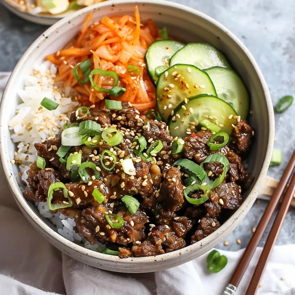 Korean Bulgogi Beef Bowls