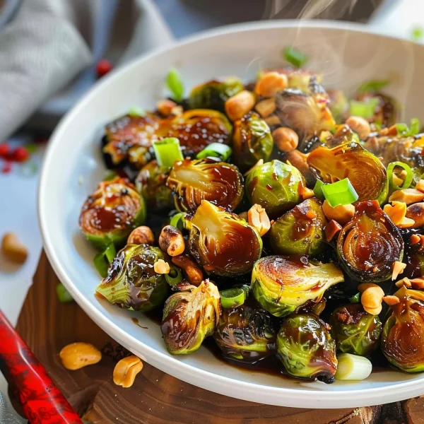 Kung Pao Brussel Sprouts