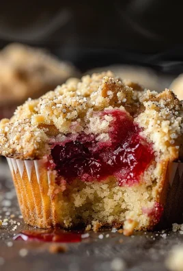 Leftover Cranberry Sauce Coffee Cake Muffins