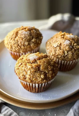 Maple Brown Sugar Oatmeal Muffins