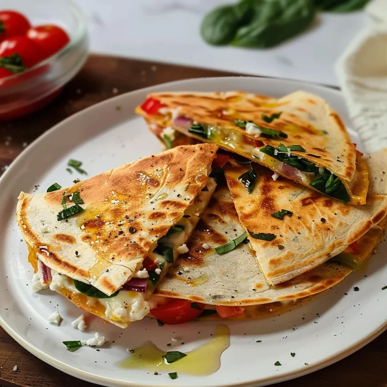 Mediterranean Quesadillas