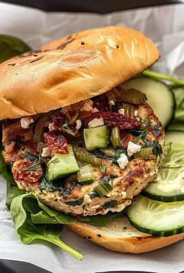 Mediterranean Turkey Burgers