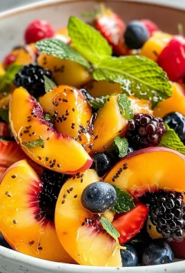 Peach Berry Fruit Salad