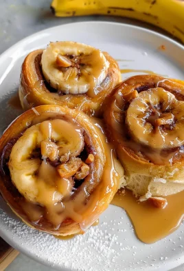 Peanut Butter Banana Cinnamon Rolls