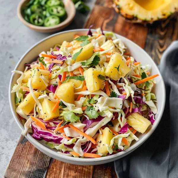 Pineapple Coleslaw
