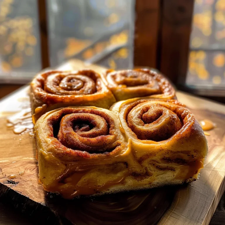 Pumpkin Butter Cinnamon Rolls