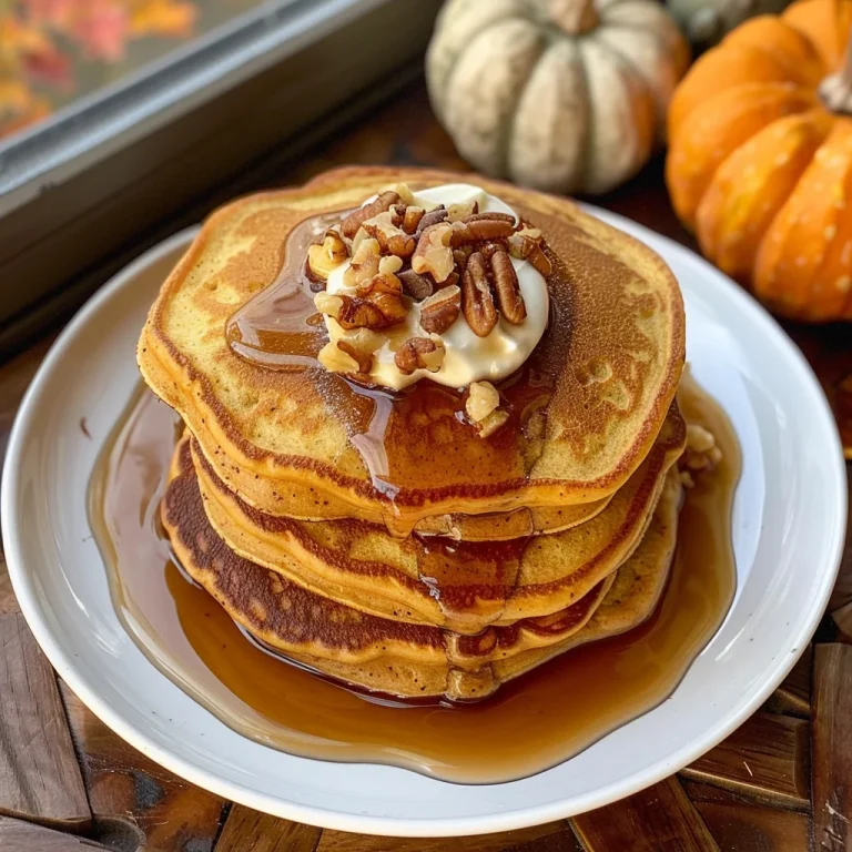 Pumpkin Greek Yogurt Pancakes