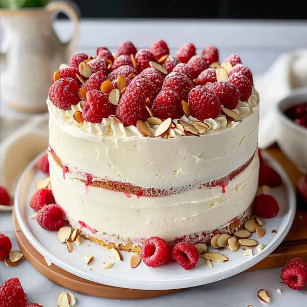 Raspberry Almond Cake